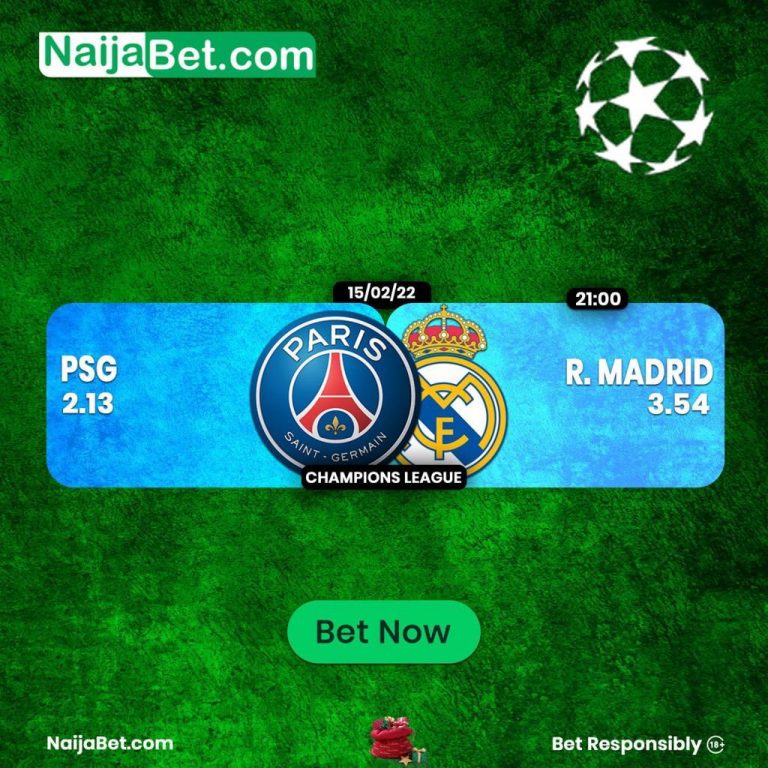 Preview Paris SaintGermain vs. Real Madrid